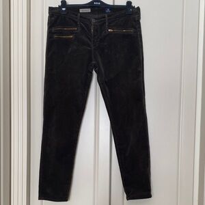 AG Adriano Goldschmied Women's Dark Brown Skinny  corduroys Jeans.